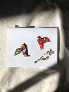 Anniversary Card | Hummingbird Couple